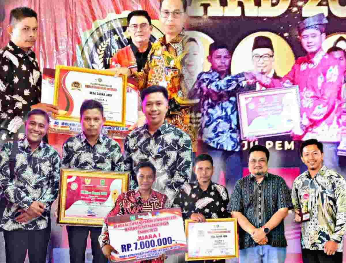 Sadar Jaya Juara 1 Bengkalis Transparansi Award